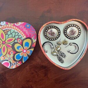 Four Pairs of BRIGHTON Pierced Earrings